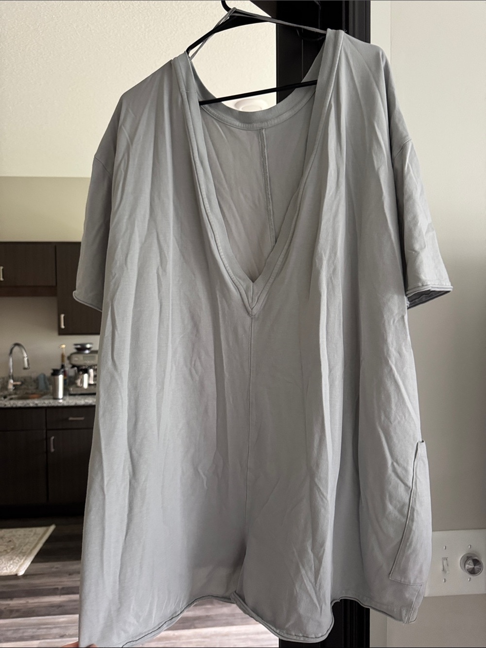 FP Movement by Free People Light Gray Jumpsuit Romper - Picture 3 of 3